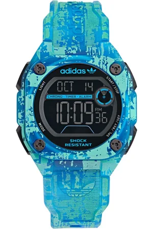 adidas Unisex, Accessoires, Bleu, Taille: ONE Size Montre Digitale City Tech One Grfx d`