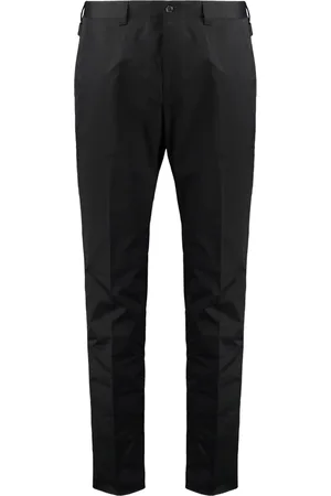 Dolce & Gabbana Femme, Pantalons, Noir, Taille: 42 FR Pantalon en Coton avec Poches et Élasthanne