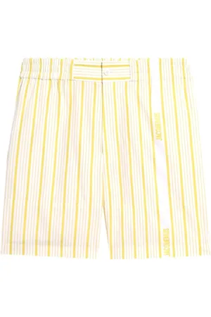 Jacquemus Homme, Shorts, Jaune, Taille: L Short Aloe dans un Style Tendance