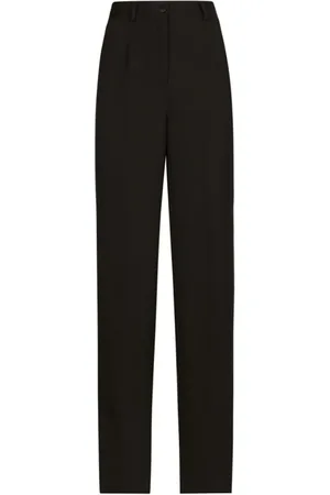 Dolce & Gabbana Femme, Pantalons, Noir, Taille: 38 FR Pantalon Noir Élégant