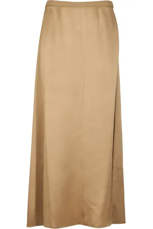 FORTE FORTE Femme, Jupes, Brun, Taille: 38 FR Jupe Longue Plissée