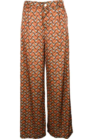 Think! Femme, Pantalons, Multicolore, Taille: 44 FR Pantalon Casual en Polyester