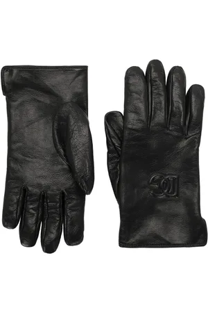 Dolce & Gabbana Homme, Accessoires, Noir, Taille: 8 1/2 IN Gants Élégants pour un Look Mode
