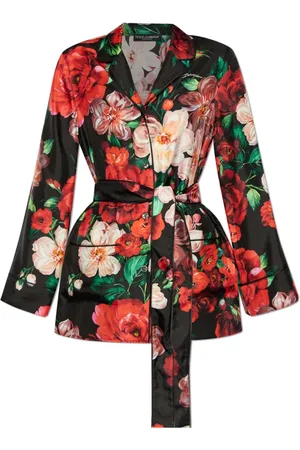 Dolce & Gabbana Femme, Blouses et Chemises, Rouge, Taille: 36 FR Chemise en soie