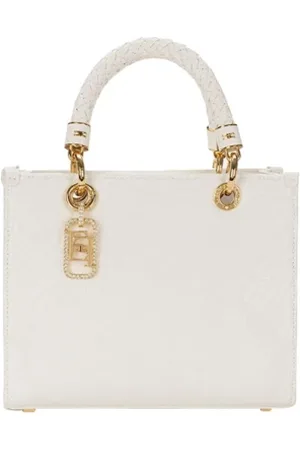 Elisabetta Franchi Femme, Sacs, , Taille: ONE Size Élégant Sac à Main Ivoire