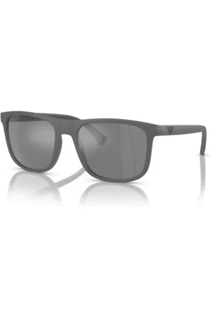 Emporio Armani Unisex, Accessoires, Gris, Taille: ONE Size Collection de lunettes de soleil élégantes
