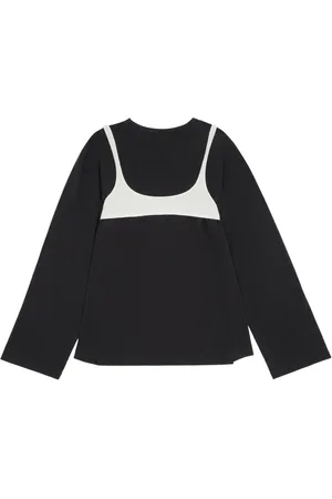 Maison Margiela Femme, Tops, Noir, Taille: 38 FR Pull Détail Soutien-Gorge