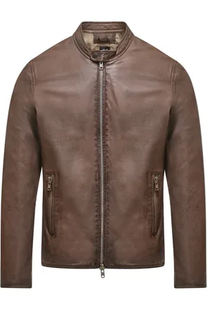 Bomboogie Homme, Vestes, Brun, Taille: L Roke Leather Jacket