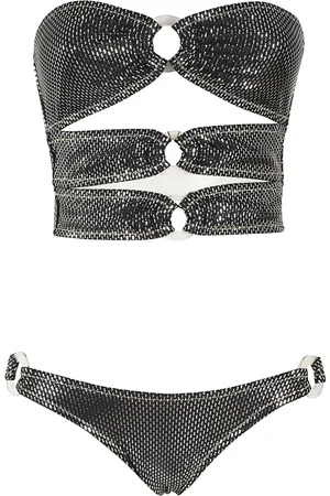Reina Olga Femme, Maillots de bain, Noir, Taille: 38 FR Bandeau Bikini Top