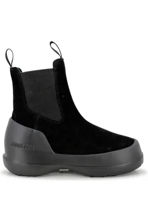 Moon Boot Femme, Chaussures, Noir, Taille: 40 EU Luna Bottes Chelsea en Daim