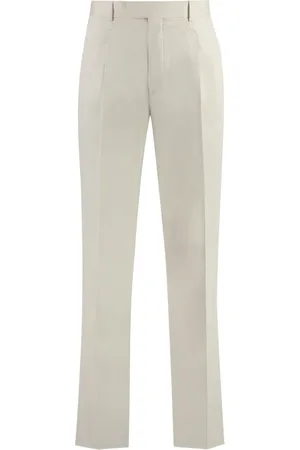 Ermenegildo Zegna Homme, Pantalons, , Taille: M Pantalon Chino en Coton avec Poches Arrière