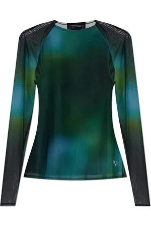 Y-3 Femme, Tops, Vert, Taille: 40 FR Haut transparent