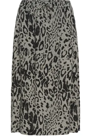 Kaffe Femme, Jupes, Multicolore, Taille: 54 FR Jupe Moonstruck Black Animal