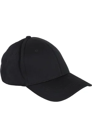Aspesi Homme, Accessoires, Noir, Taille: ONE Size Chapeau en coton avec visière ajustable