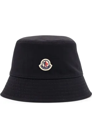 Moncler Femme, Accessoires, Noir, Taille: S Bob Stitched avec Patch Logo