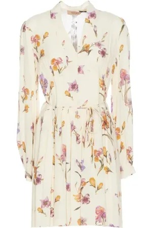 Twin-Set Femme, Robes, , Taille: 36 FR Robe chemise à imprimé floral