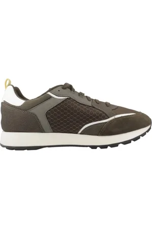 Geox Homme, Chaussures, Vert, Taille: 42 EU Baskets Élégantes pour Hommes