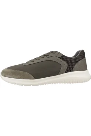 Geox Homme, Chaussures, Vert, Taille: 44 EU Baskets Élégantes pour la Vie Urbaine