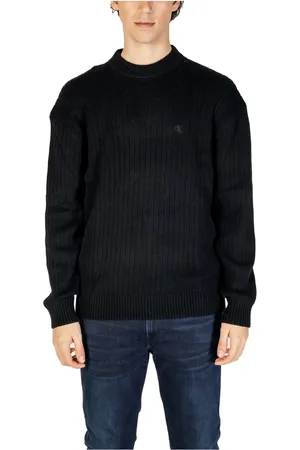 Calvin Klein Homme, Pulls, Noir, Taille: L Collection de tricots pour hommes Automne/Hiver