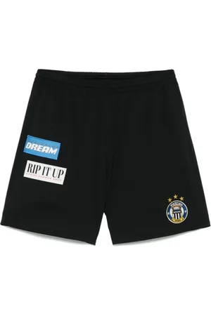 MARTINE ROSE Homme, Sport, Noir, Taille: S Ceinture Élastique Noire Logo Patch Détail