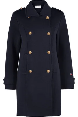 BUSNEL Femme, Manteaux, Bleu, Taille: 40 FR Manteau Marina