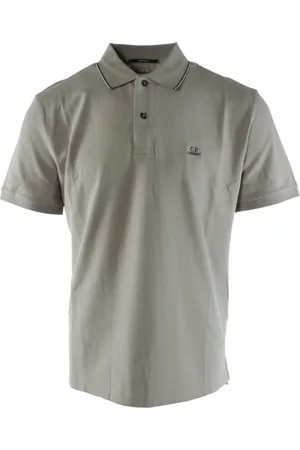 C.P. Company Homme, Tops, Gris, Taille: S Polo en piqué stretch Gris