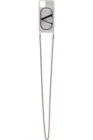 VALENTINO GARAVANI Femme, Accessoires, Gris, Taille: ONE Size Étui élégant pour iPhone 11 PRO MAX