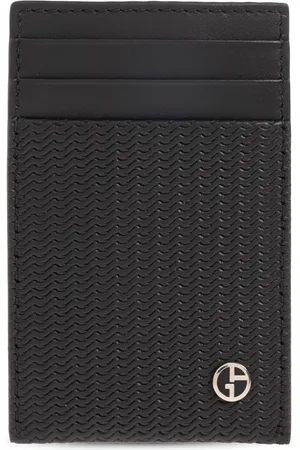Giorgio Armani Homme, Accessoires, Noir, Taille: ONE Size Porte-cartes avec pince à billets