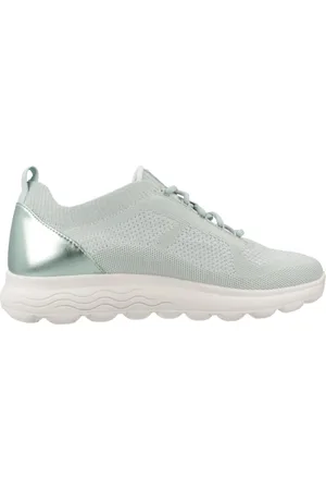Geox Femme, Chaussures, Vert, Taille: 38 EU Baskets Spherica Style
