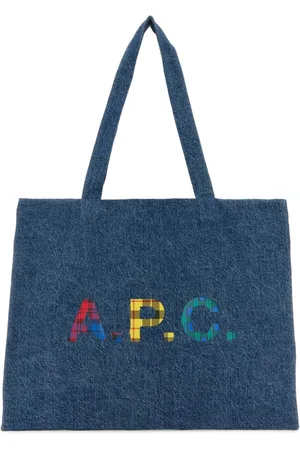 A.P.C. Femme, Sacs, Bleu, Taille: ONE Size Denim Diane Shopping Bag