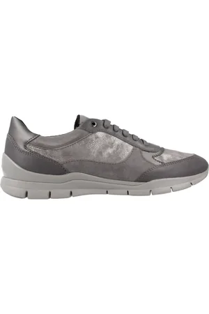 Geox Femme, Chaussures, Gris, Taille: 36 EU Baskets Élégantes