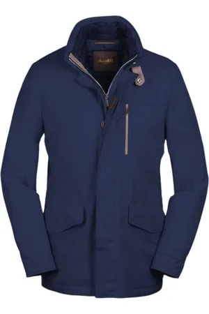 MOORER Homme, Manteaux, Bleu, Taille: XL Vestes