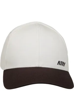 Autry Homme, Accessoires, Blanc, Taille: ONE Size Casquette Crème Café