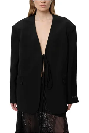 Herskind Femme, Vestes, Noir, Taille: 38 FR Blazer Indiana Noir Structure Audacieuse