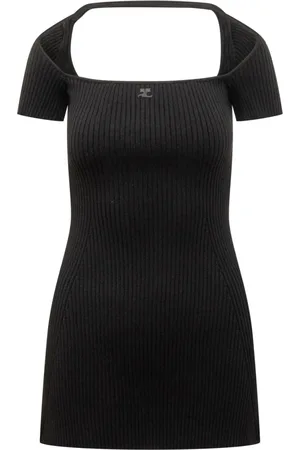 Courrèges Femme, Robes, Noir, Taille: 42 FR Hyperbole Mini Dress