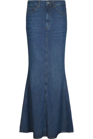 Dondup Femme, Jupes, Bleu, Taille: W28 Jupe Évasée en Denim