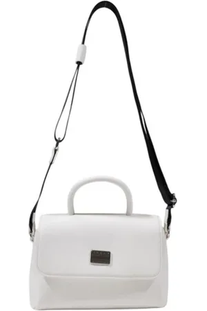Tommy Hilfiger Femme, Sacs, Blanc, Taille: ONE Size Sac à main en polyuréthane blanc