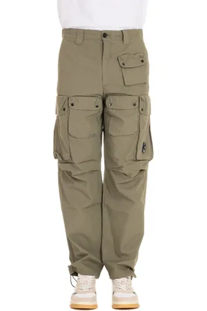 C.P. Company Homme, Pantalons, Vert, Taille: S Pantalon Droit Multi-Poches