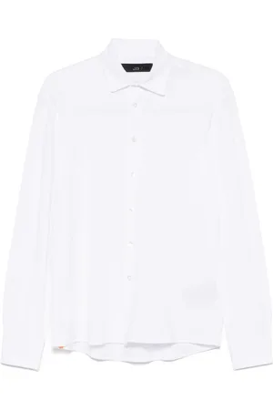 RRD Homme, Chemises, Blanc, Taille: S Chemise Blanche à Boutons Manches Longues