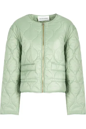 Silvian Heach Femme, Vestes, Vert, Taille: 40 FR Veste Légère