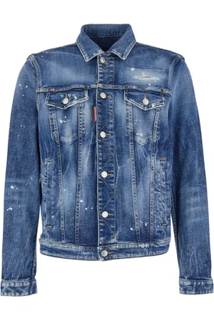 Dsquared2 Homme, Vestes, Bleu, Taille: L Veste en jean élégante en denim