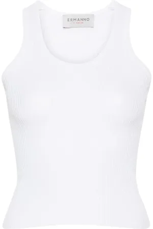ERMANNO SCERVINO Femme, Tops, Blanc, Taille: 38 FR T-shirt Off
