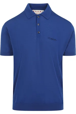 Marni Homme, Tops, Bleu, Taille: S Pull à col polo