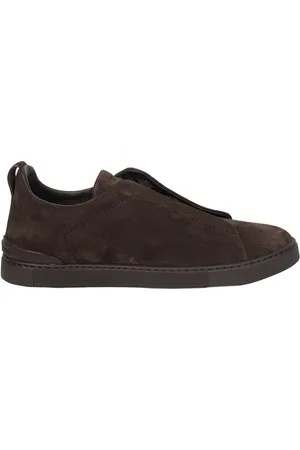 Ermenegildo Zegna Homme, Chaussures, Brun, Taille: 42 1/2 EU Baskets Basses Triple Point