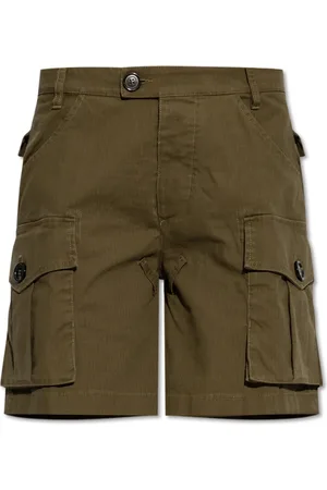 Dsquared2 Femme, Shorts, Vert, Taille: 38 FR Logo Shorts