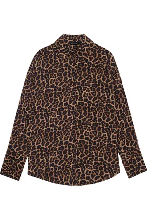 ANINE BING Femme, Blouses et Chemises, Brun, Taille: 40 FR Chemise Sophistiquée Leo Bridget