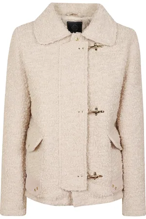 FAY Femme, Vestes, , Taille: 36 FR Veste Bouclée avec Doublure Matelassée