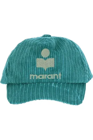Isabel Marant Unisex, Accessoires, Bleu, Taille: ONE Size Tyron Chapeau en Velours