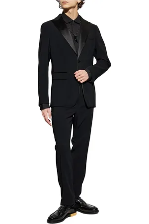 Dsquared2 Homme, Costumes, Noir, Taille: 2XL Costume à Finition Satinée