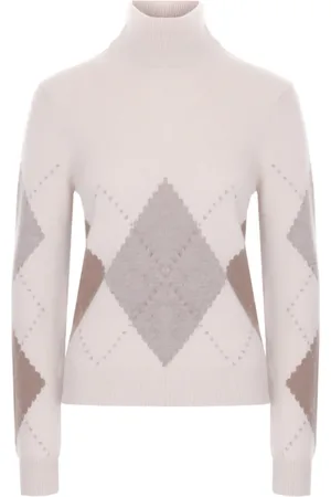 Loro Piana Femme, Pulls, , Taille: 38 FR Pull en cachemire à motif losanges